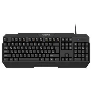 تصویر محصول کیبورد سیم دار کینگ استار مدل KB72 با گارانتی 12 ماهه شرکتی مشکی